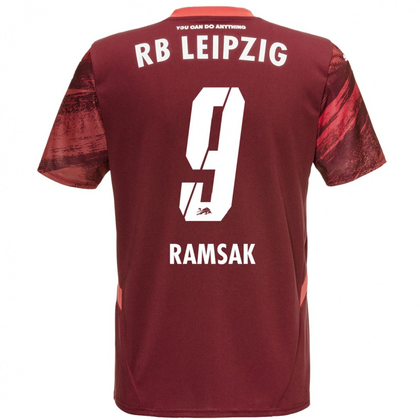 Danxen Heren Robert Ramsak #9 Bordeauxrood Uitshirt Uittenue 2024/25 T-Shirt