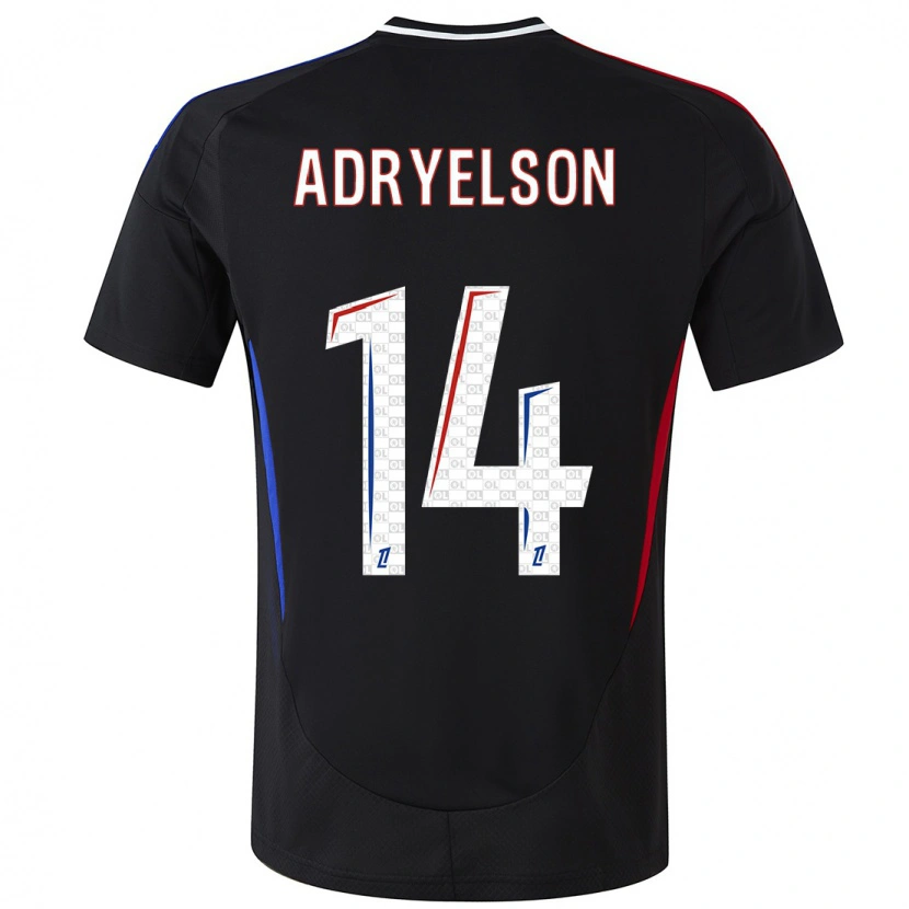 Danxen Heren Adryelson #14 Zwart Uitshirt Uittenue 2024/25 T-Shirt