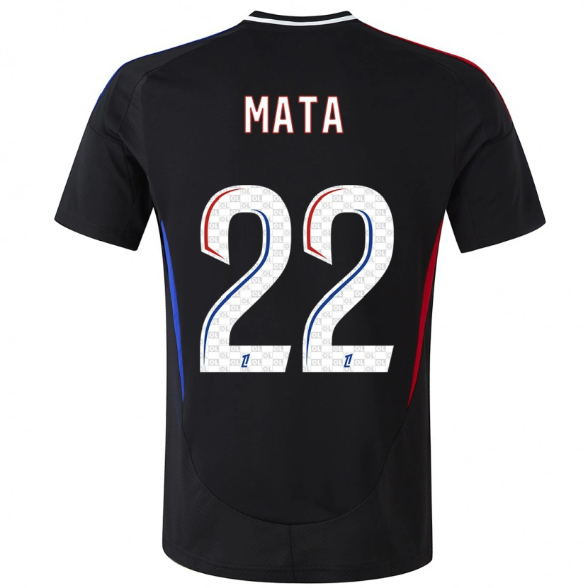 Danxen Heren Clinton Mata #22 Zwart Uitshirt Uittenue 2024/25 T-Shirt