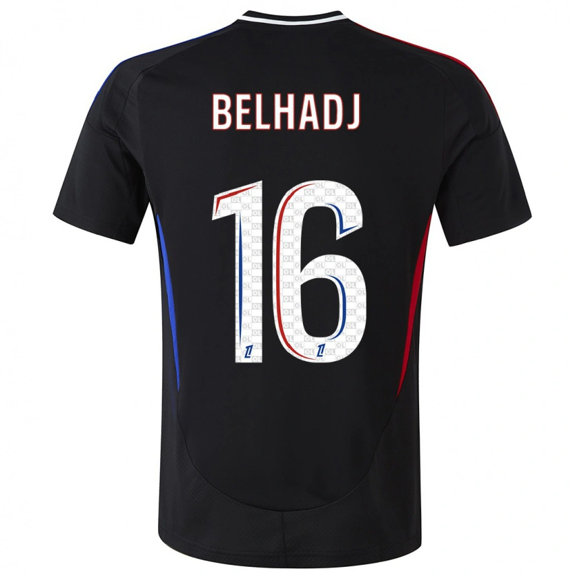 Danxen Heren Féerine Belhadj #16 Zwart Uitshirt Uittenue 2024/25 T-Shirt