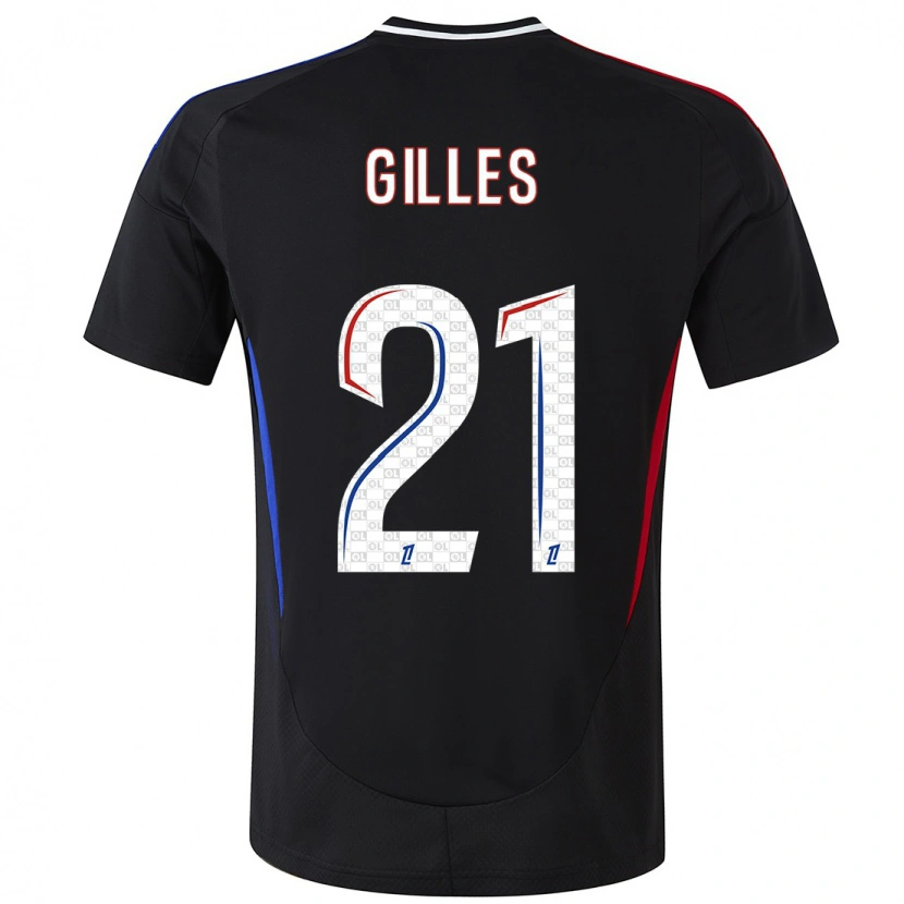 Danxen Heren Vanessa Gilles #21 Zwart Uitshirt Uittenue 2024/25 T-Shirt