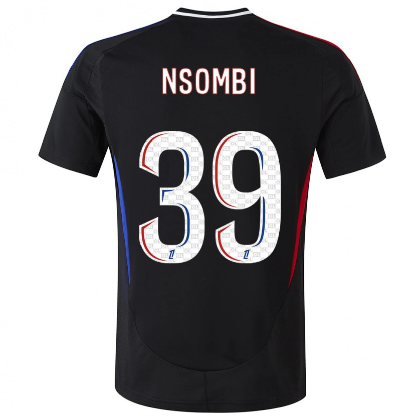 Danxen Heren Gael Nsombi #39 Zwart Uitshirt Uittenue 2024/25 T-Shirt