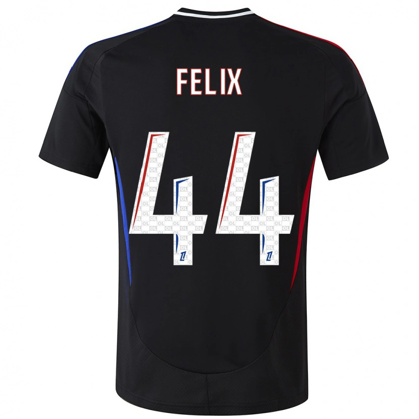 Danxen Heren Marley Felix #44 Zwart Uitshirt Uittenue 2024/25 T-Shirt