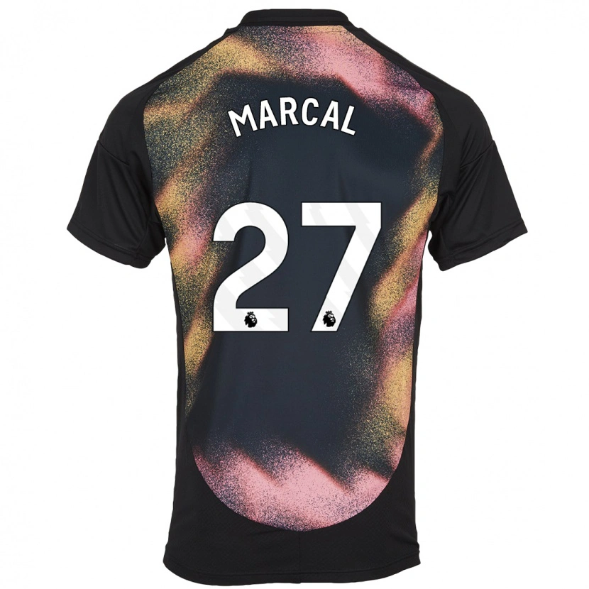 Danxen Heren Wanya Marçal #27 Zwart Wit Uitshirt Uittenue 2024/25 T-Shirt