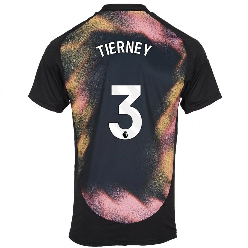 Danxen Heren Sam Tierney #3 Zwart Wit Uitshirt Uittenue 2024/25 T-Shirt