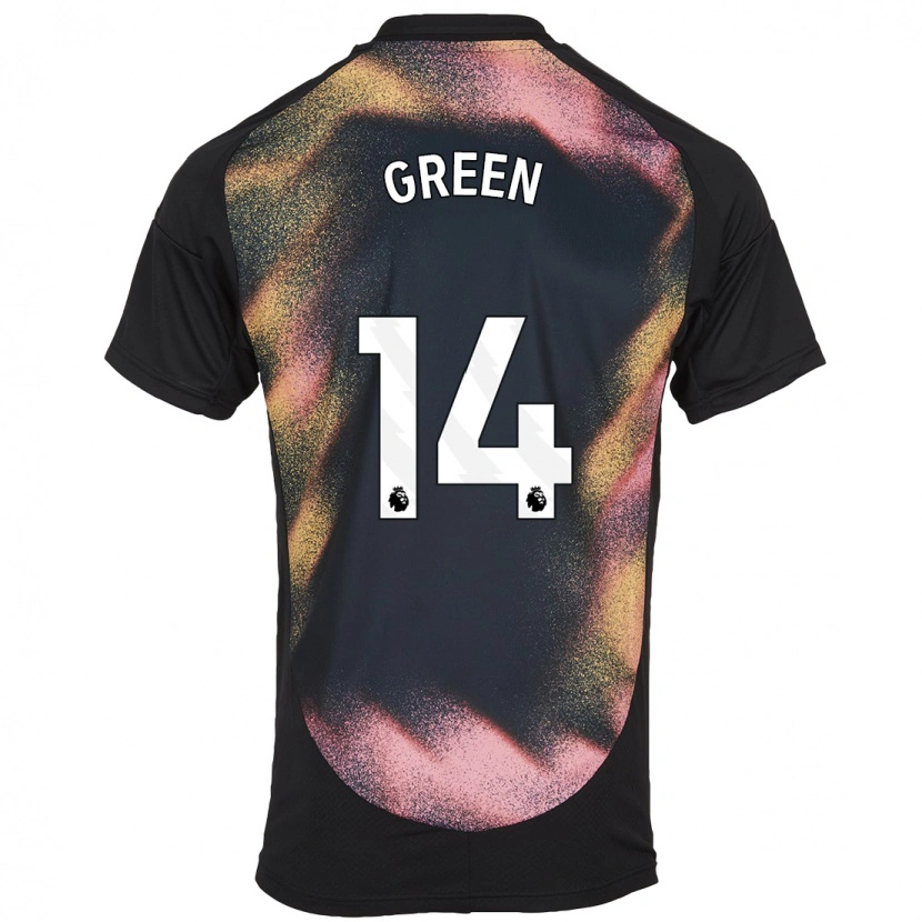 Danxen Heren Josie Green #14 Zwart Wit Uitshirt Uittenue 2024/25 T-Shirt