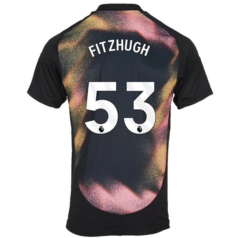 Danxen Heren Ethan Fitzhugh #53 Zwart Wit Uitshirt Uittenue 2024/25 T-Shirt