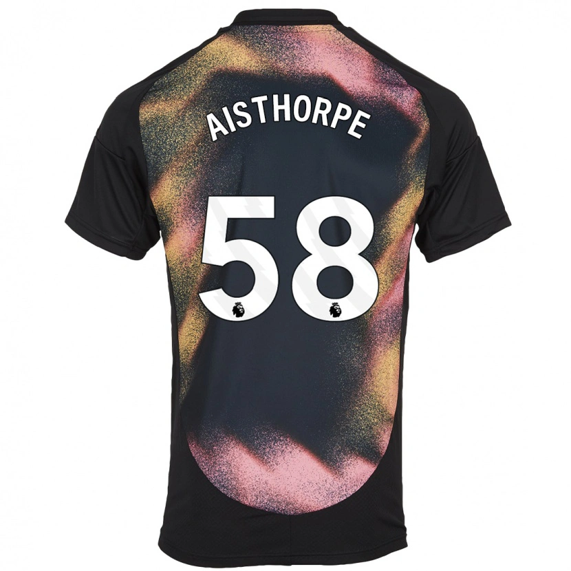 Danxen Heren Bailey Aisthorpe #58 Zwart Wit Uitshirt Uittenue 2024/25 T-Shirt