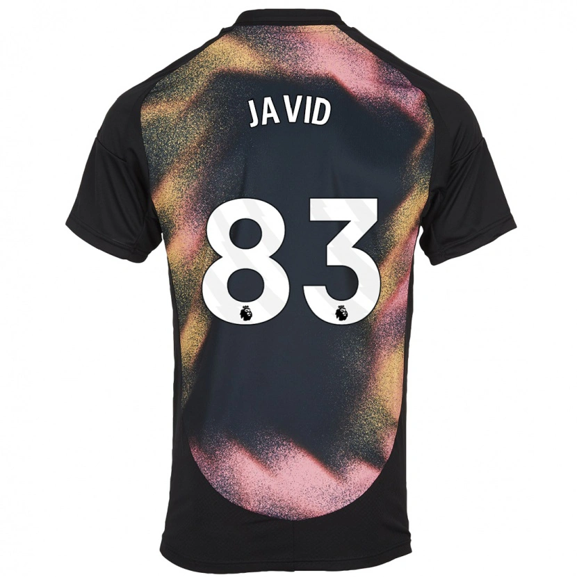 Danxen Heren Abdullah Javid #83 Zwart Wit Uitshirt Uittenue 2024/25 T-Shirt