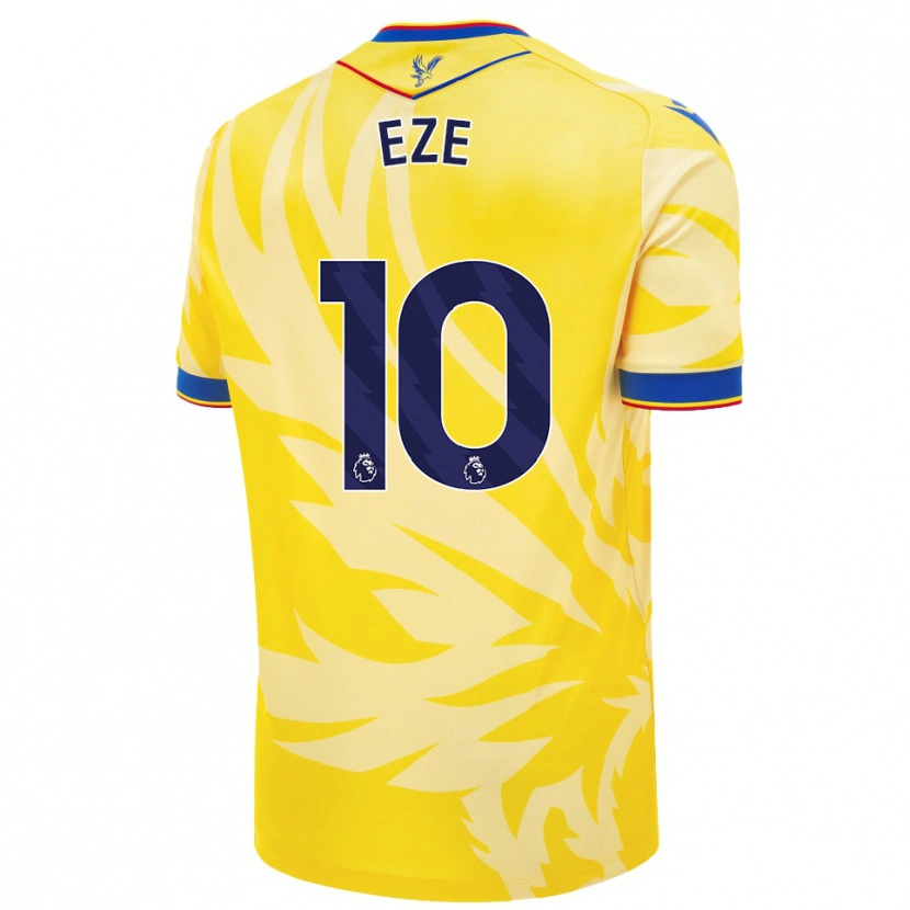 Danxen Heren Eberechi Eze #10 Geel Uitshirt Uittenue 2024/25 T-Shirt