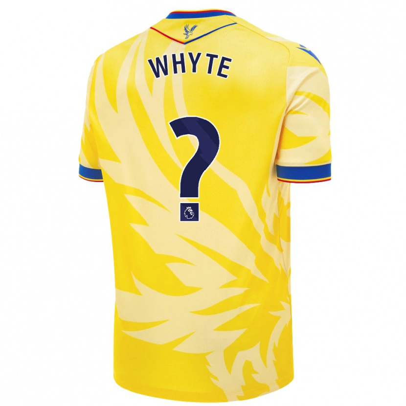 Danxen Heren Tyler Whyte #0 Geel Uitshirt Uittenue 2024/25 T-Shirt