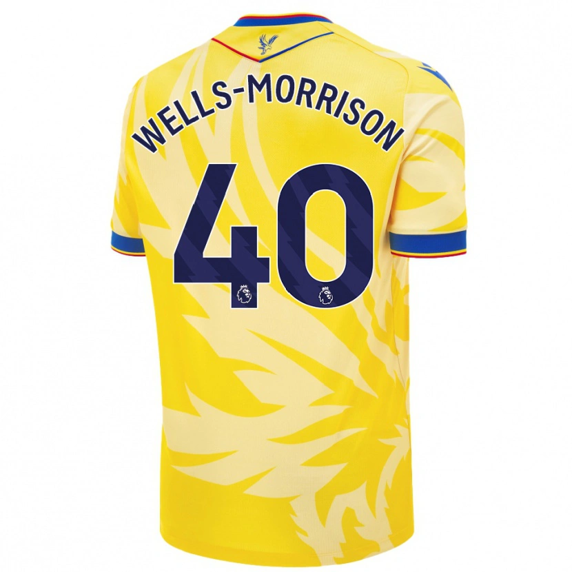 Danxen Heren Jack Wells-Morrison #40 Geel Uitshirt Uittenue 2024/25 T-Shirt