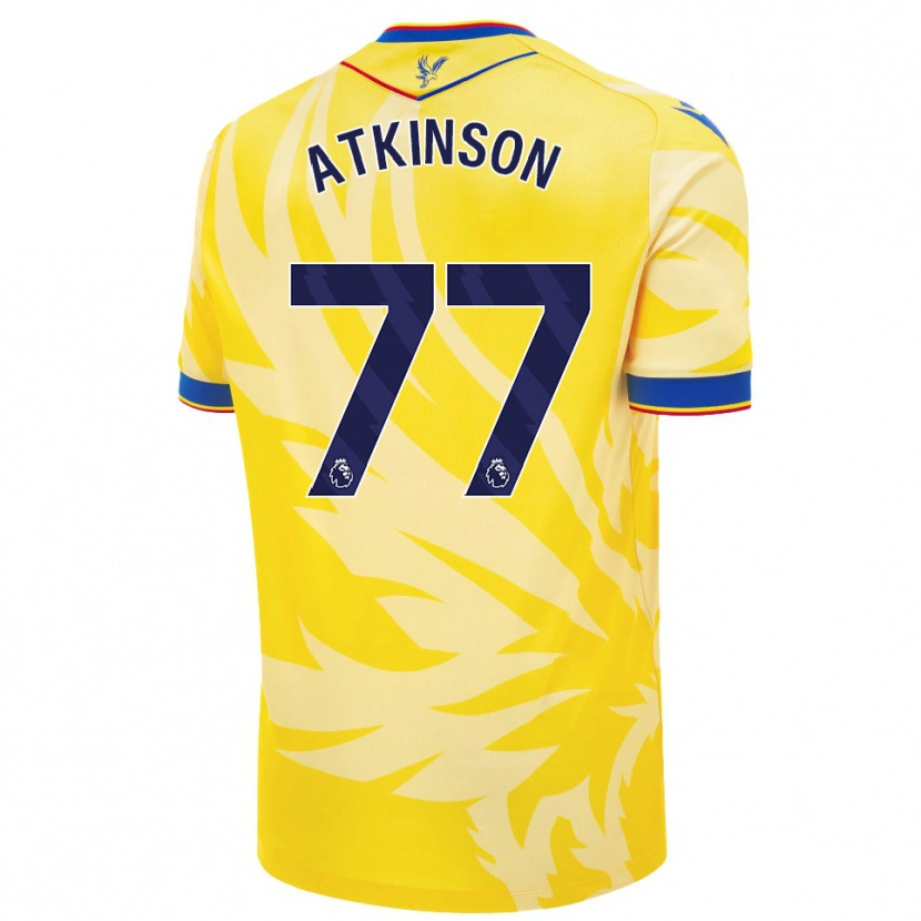 Danxen Heren Isibeal Atkinson #77 Geel Uitshirt Uittenue 2024/25 T-Shirt