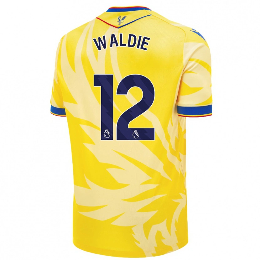 Danxen Heren Lizzie Waldie #12 Geel Uitshirt Uittenue 2024/25 T-Shirt