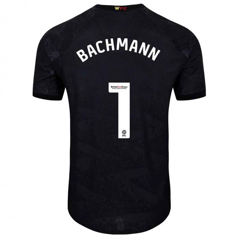 Danxen Heren Daniel Bachmann #1 Zwart Wit Uitshirt Uittenue 2024/25 T-Shirt