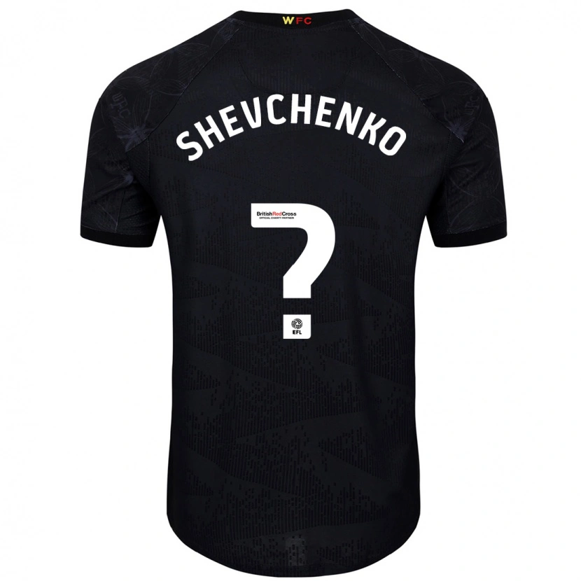 Danxen Heren Kristian Shevchenko #0 Zwart Wit Uitshirt Uittenue 2024/25 T-Shirt