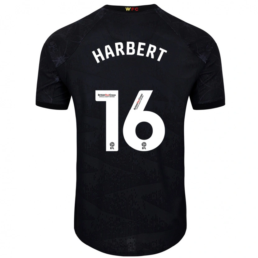 Danxen Heren Laila Harbert #16 Zwart Wit Uitshirt Uittenue 2024/25 T-Shirt