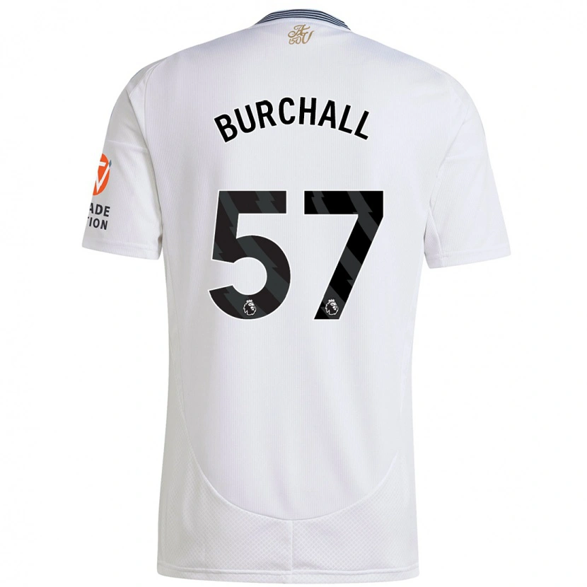 Danxen Heren Ajani Burchall #57 Wit Uitshirt Uittenue 2024/25 T-Shirt