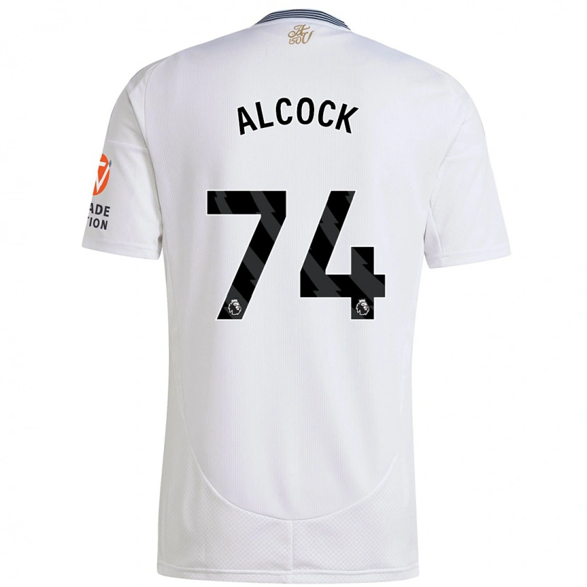 Danxen Heren Todd Alcock #74 Wit Uitshirt Uittenue 2024/25 T-Shirt