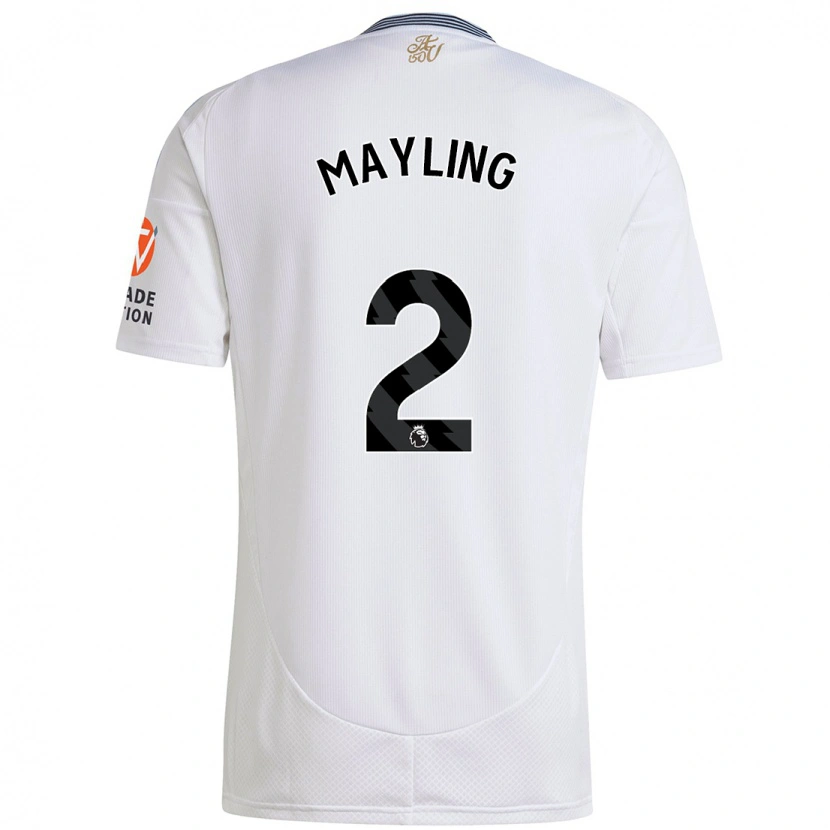 Danxen Heren Sarah Mayling #2 Wit Uitshirt Uittenue 2024/25 T-Shirt