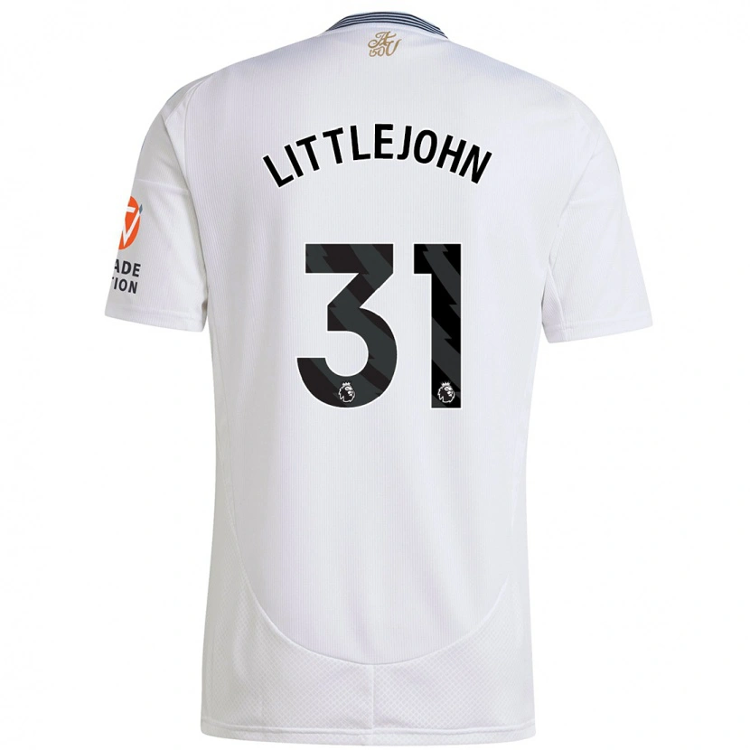 Danxen Heren Ruesha Littlejohn #31 Wit Uitshirt Uittenue 2024/25 T-Shirt