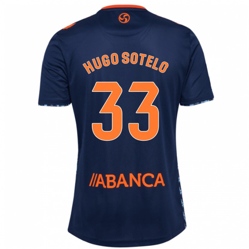 Danxen Heren Hugo Sotelo #33 Marineblauw Uitshirt Uittenue 2024/25 T-Shirt