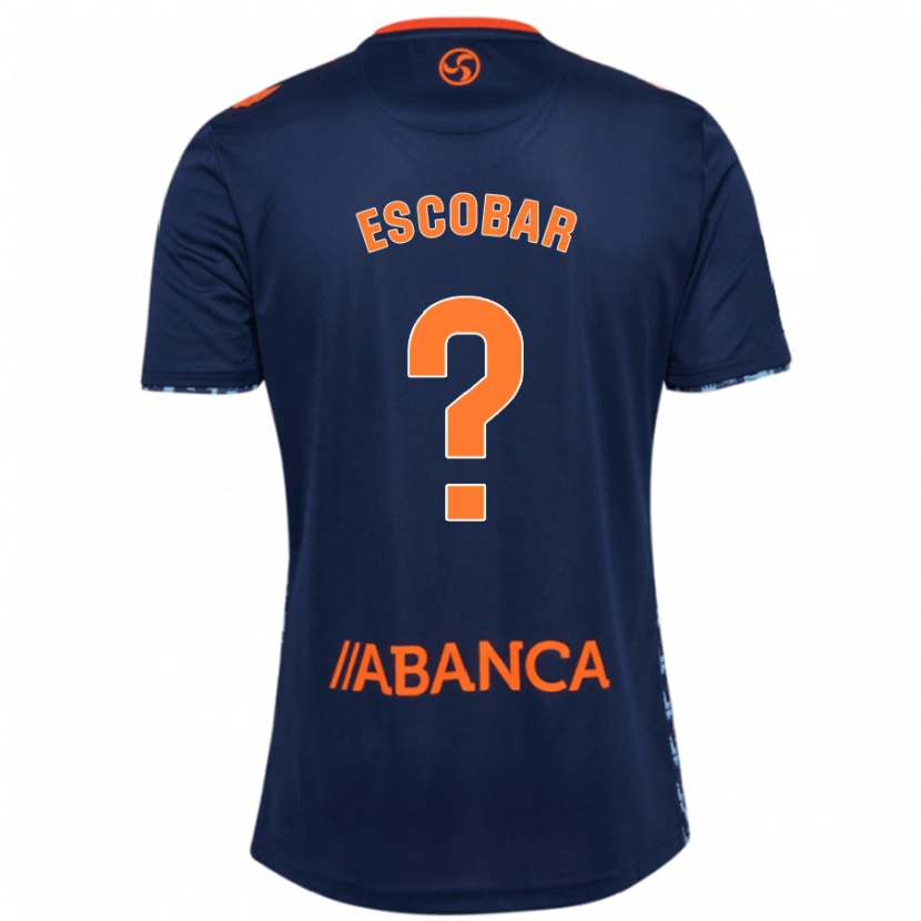 Danxen Heren Jordi Escobar #0 Marineblauw Uitshirt Uittenue 2024/25 T-Shirt