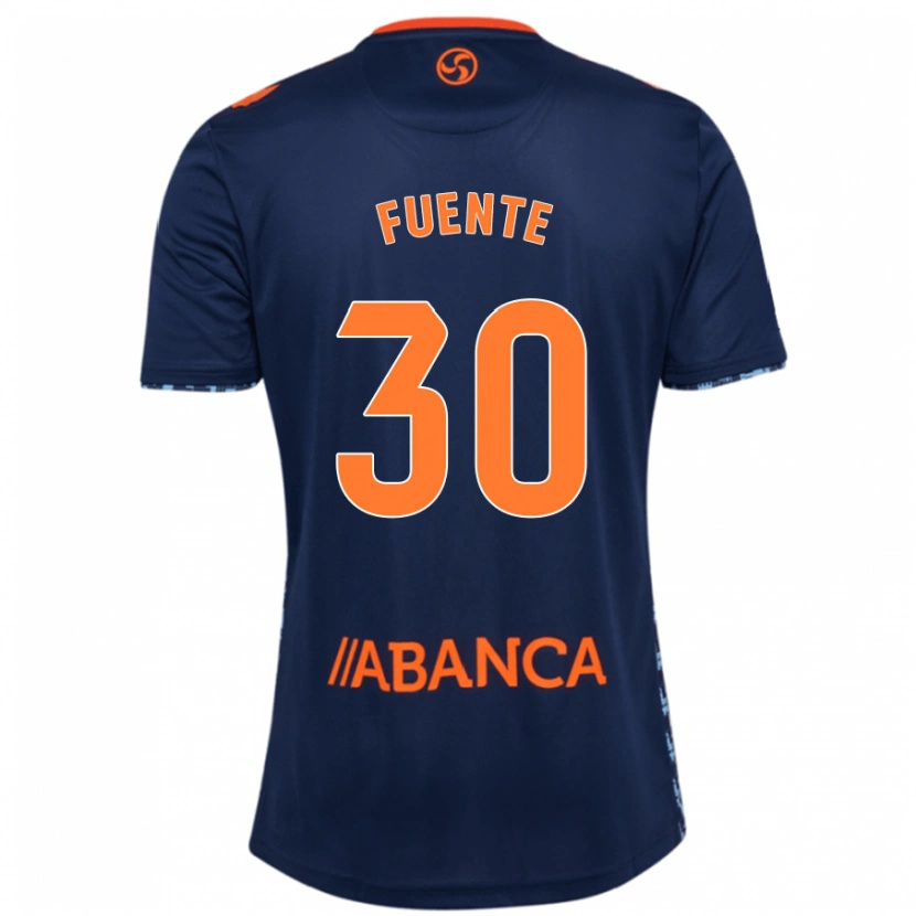 Danxen Heren Mario Fuente #30 Marineblauw Uitshirt Uittenue 2024/25 T-Shirt