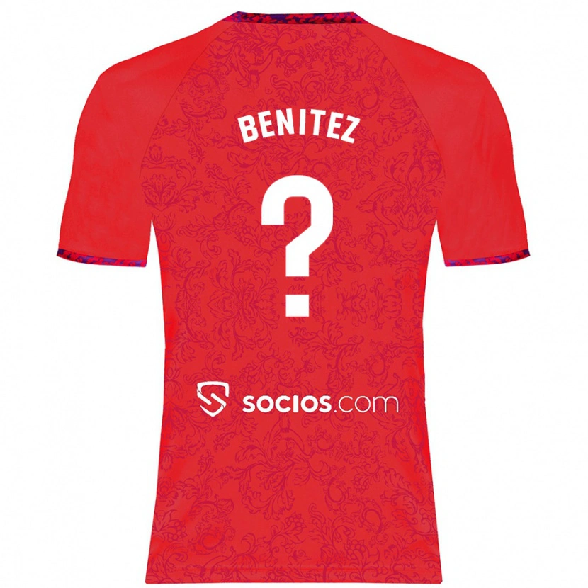 Danxen Heren Emilio Benítez #0 Rood Uitshirt Uittenue 2024/25 T-Shirt