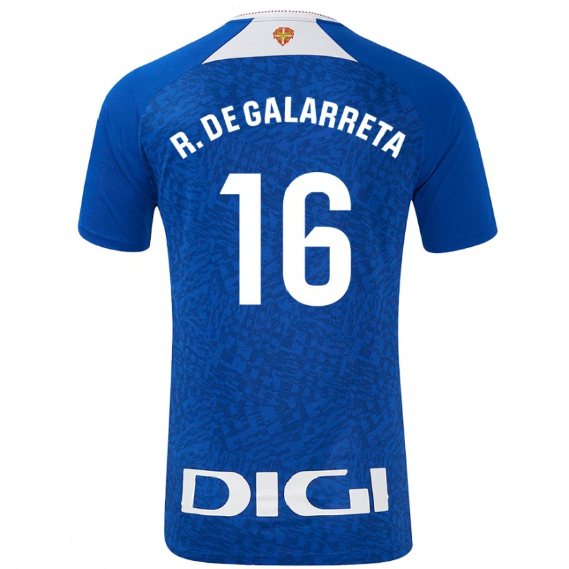 Danxen Heren Iñigo Ruiz De Galarreta #16 Koningsblauw Uitshirt Uittenue 2024/25 T-Shirt