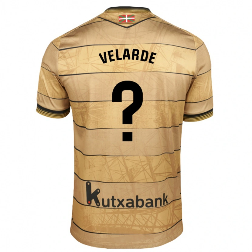 Danxen Heren Alain Velarde #0 Bruin Uitshirt Uittenue 2024/25 T-Shirt