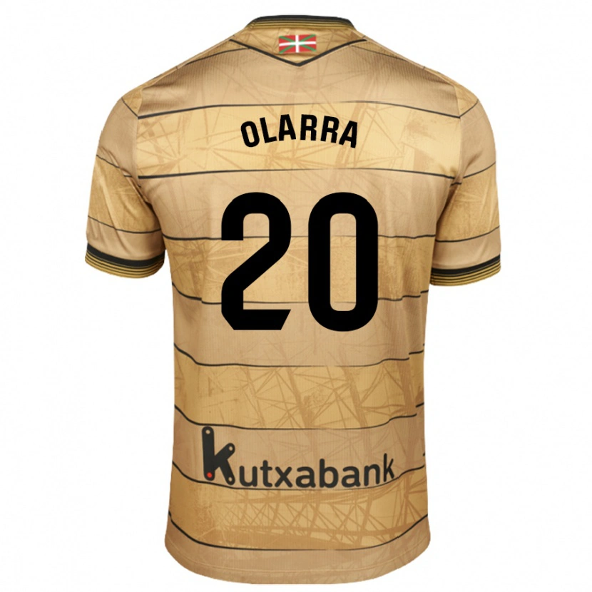 Danxen Heren Aimar Olarra #20 Bruin Uitshirt Uittenue 2024/25 T-Shirt