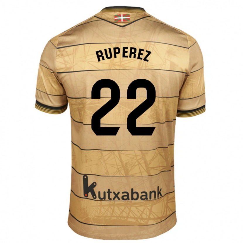 Danxen Heren Iñaki Rupérez #22 Bruin Uitshirt Uittenue 2024/25 T-Shirt