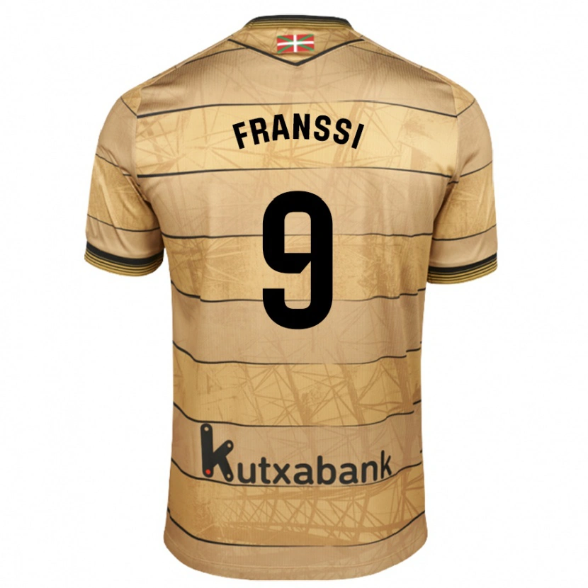 Danxen Heren Sanni Franssi #9 Bruin Uitshirt Uittenue 2024/25 T-Shirt