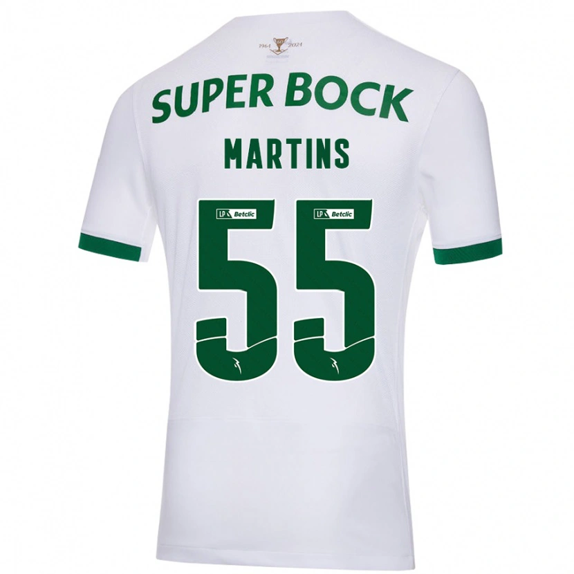 Danxen Heren Carolina Martins #55 Wit Groen Uitshirt Uittenue 2024/25 T-Shirt