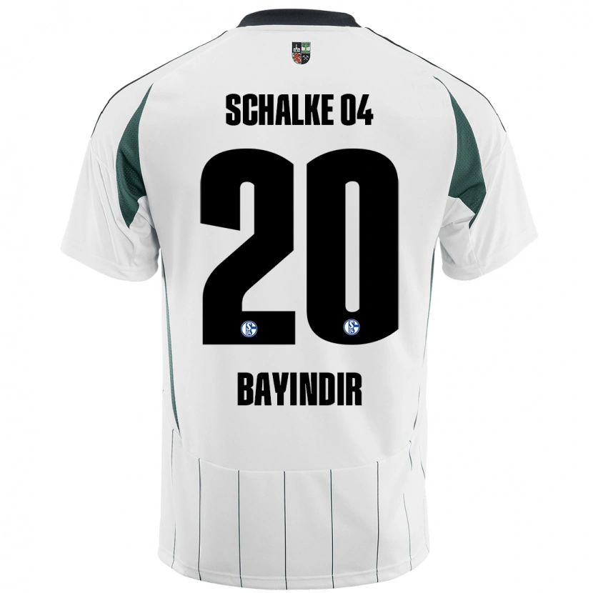 Danxen Heren Aris Bayindir #20 Wit Groen Uitshirt Uittenue 2024/25 T-Shirt