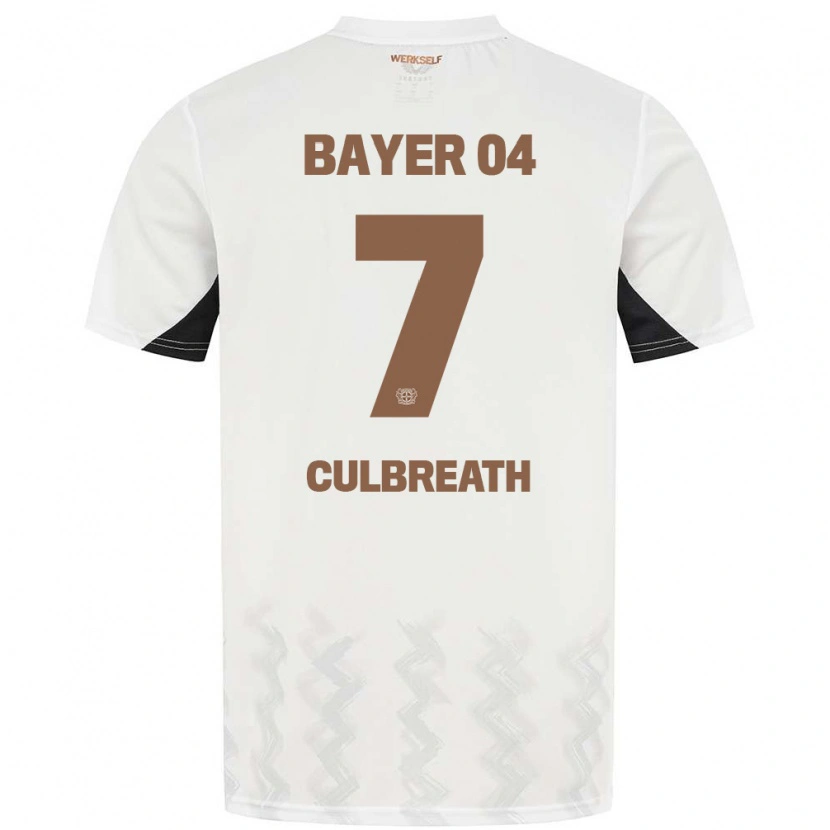 Danxen Heren Montrell Culbreath #7 Wit Zwart Uitshirt Uittenue 2024/25 T-Shirt