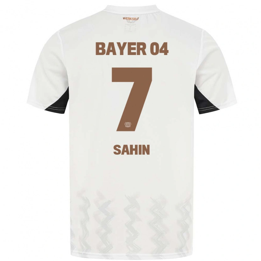 Danxen Heren Batuhan Sahin #7 Wit Zwart Uitshirt Uittenue 2024/25 T-Shirt