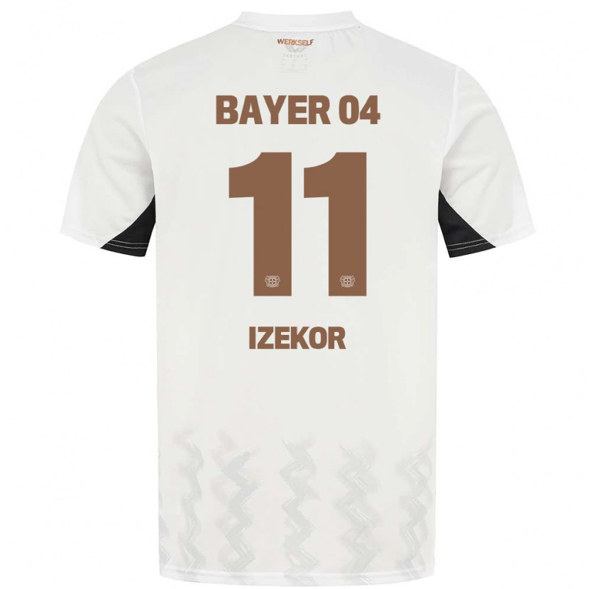 Danxen Heren Ken Izekor #11 Wit Zwart Uitshirt Uittenue 2024/25 T-Shirt