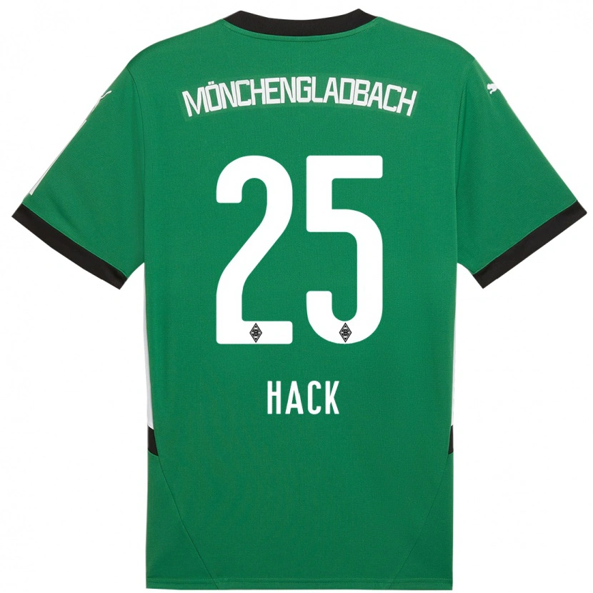 Danxen Heren Robin Hack #25 Groen Wit Uitshirt Uittenue 2024/25 T-Shirt