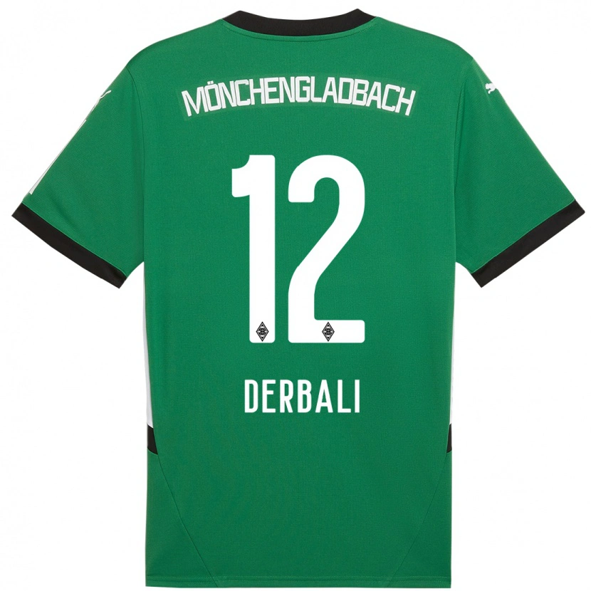 Danxen Heren Louisa Derbali #12 Groen Wit Uitshirt Uittenue 2024/25 T-Shirt