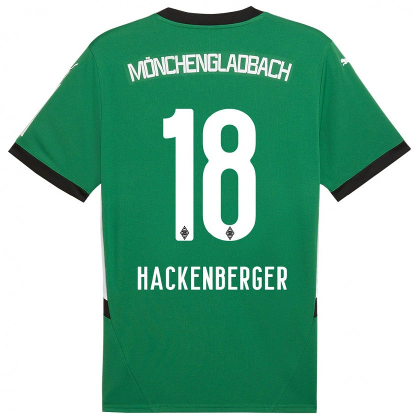 Danxen Heren Jessica Hackenberger #18 Groen Wit Uitshirt Uittenue 2024/25 T-Shirt