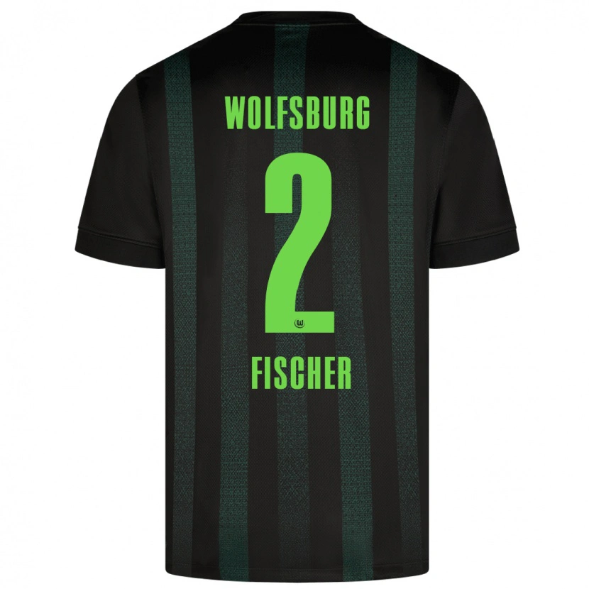 Danxen Heren Kilian Fischer #2 Donkergroen Uitshirt Uittenue 2024/25 T-Shirt