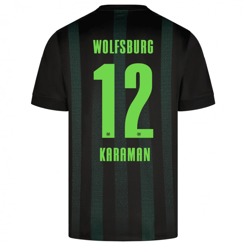 Danxen Heren Tarik Karaman #12 Donkergroen Uitshirt Uittenue 2024/25 T-Shirt