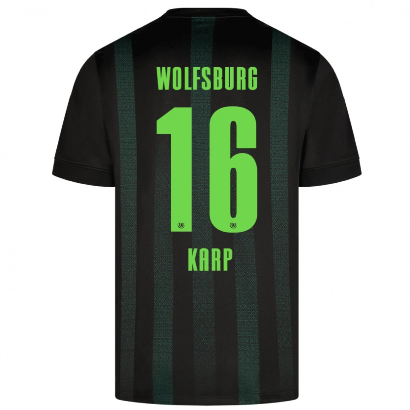 Danxen Heren Maurice Karp #16 Donkergroen Uitshirt Uittenue 2024/25 T-Shirt