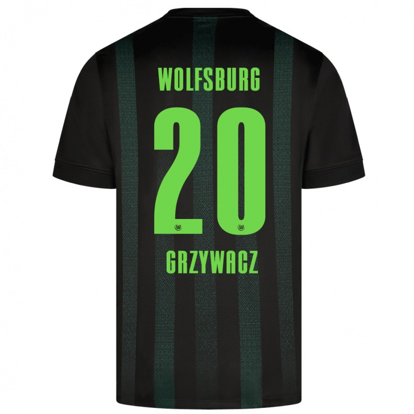 Danxen Heren Eryk Grzywacz #20 Donkergroen Uitshirt Uittenue 2024/25 T-Shirt