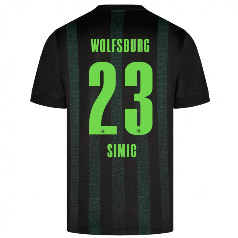 Danxen Heren Karlo Simic #23 Donkergroen Uitshirt Uittenue 2024/25 T-Shirt