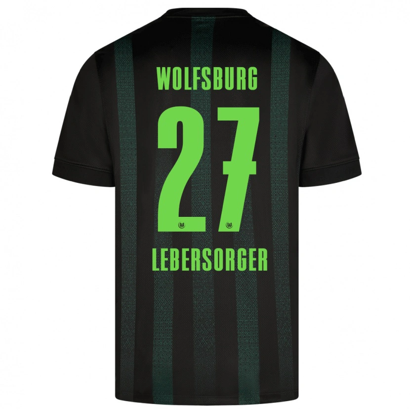 Danxen Heren Kevin Lebersorger #27 Donkergroen Uitshirt Uittenue 2024/25 T-Shirt