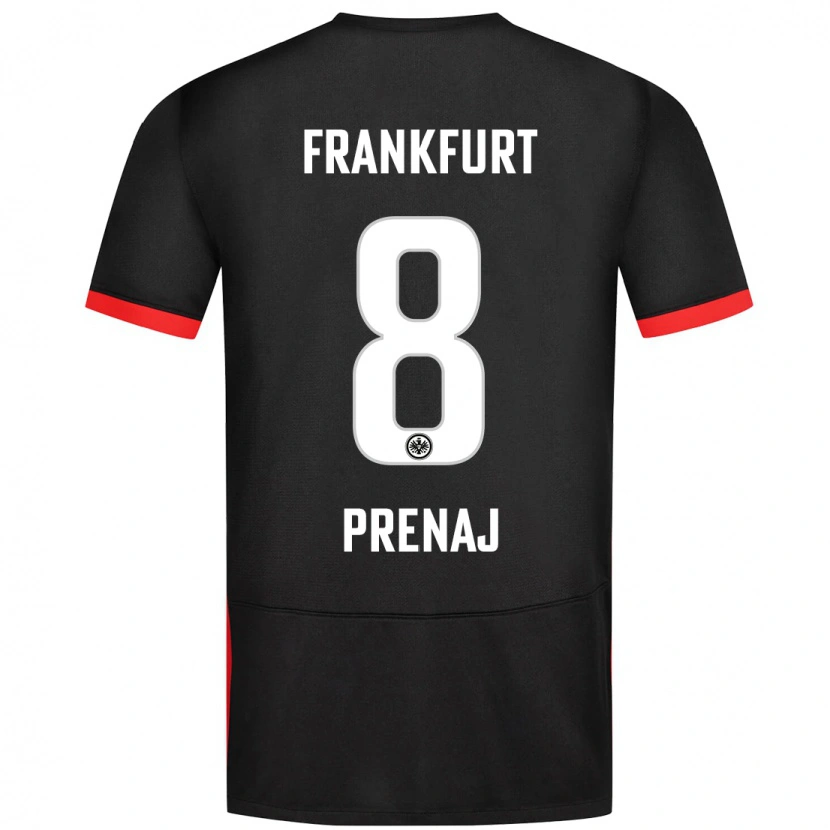 Danxen Heren Christian Prenaj #8 Zwart Uitshirt Uittenue 2024/25 T-Shirt