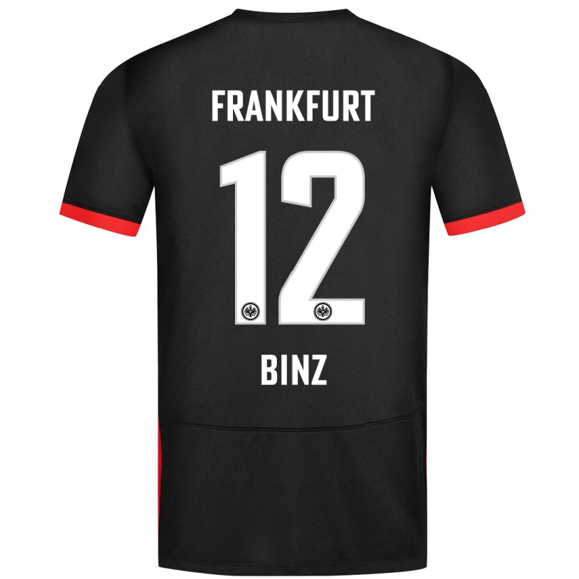 Danxen Heren Sam Binz #12 Zwart Uitshirt Uittenue 2024/25 T-Shirt